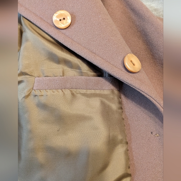 Wool and Cashmere tan jacket XL - Picture 6 of 7